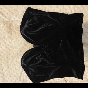 Velvet tube top